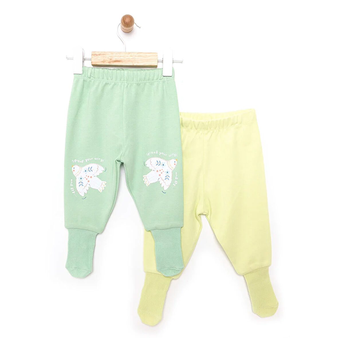 HelloBaby 2li Çoraplı Pantolon Kız Bebek