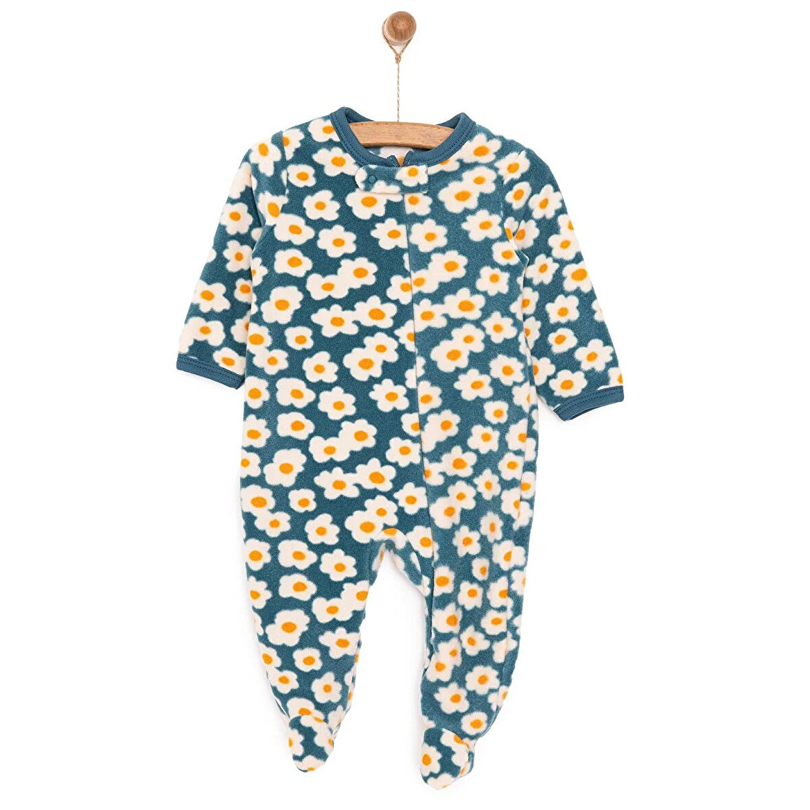 HelloBaby Yenidoğan Polar Patikli Tulum Kız Bebek