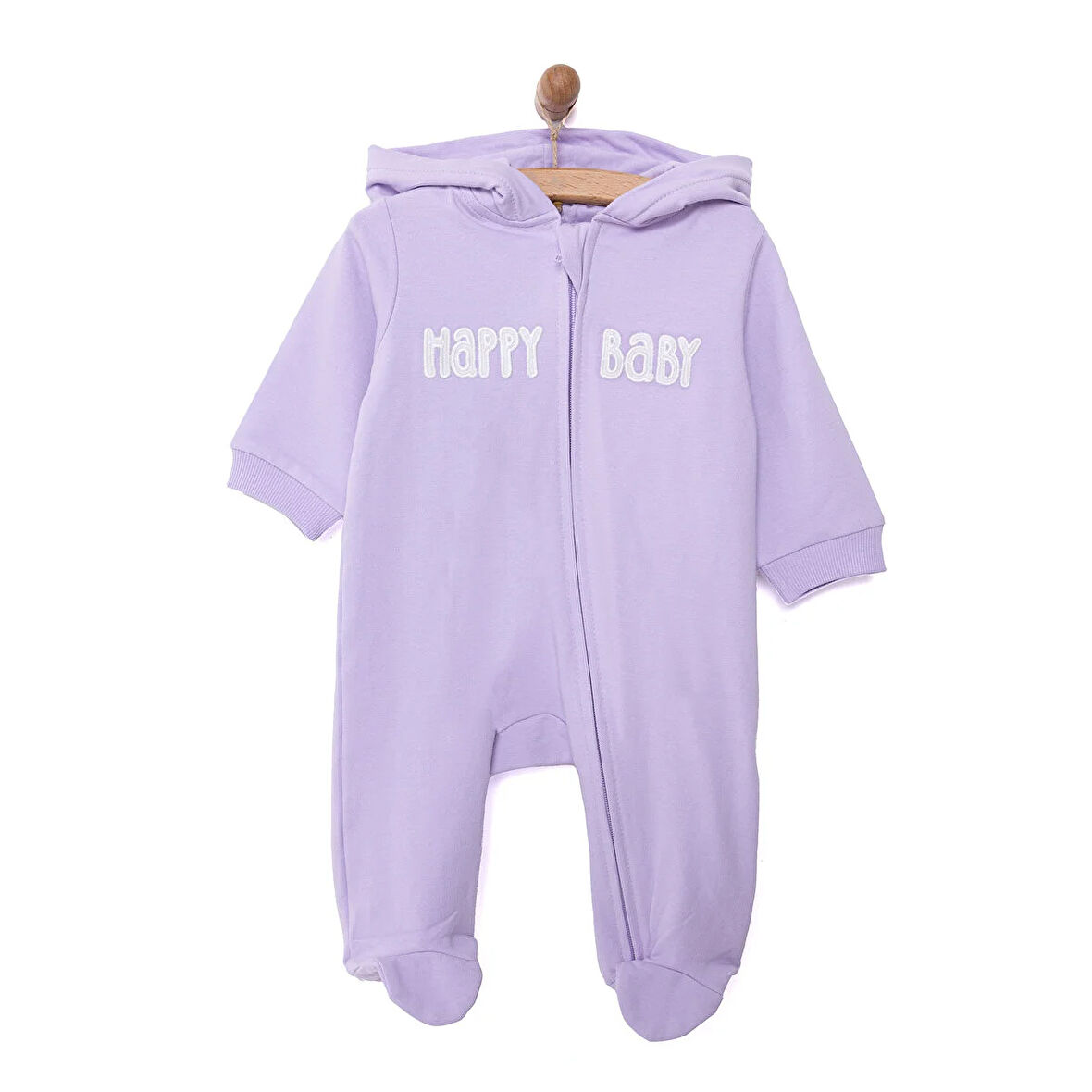HelloBaby Yenidoğan Kapüşonlu Tulum Kız Bebek