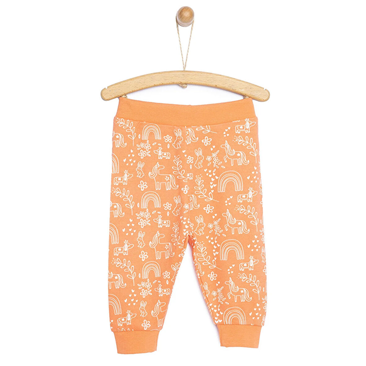 HelloBaby Basic Unicrorn Desenli Patiksiz Alt Kız Bebek