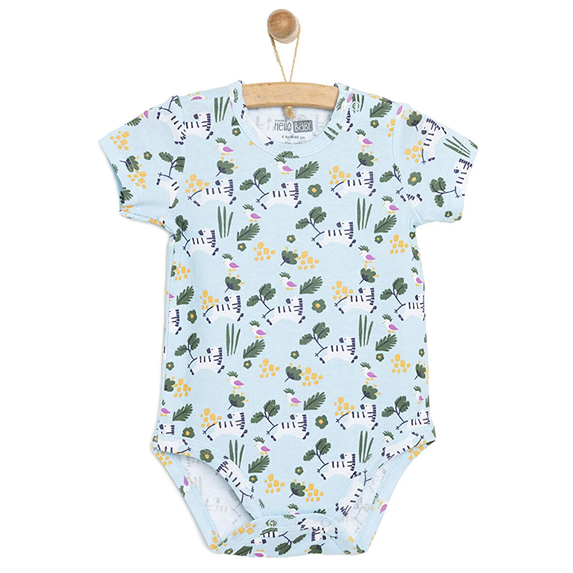 HelloBaby Unisex Kısa Kol Body Unisex