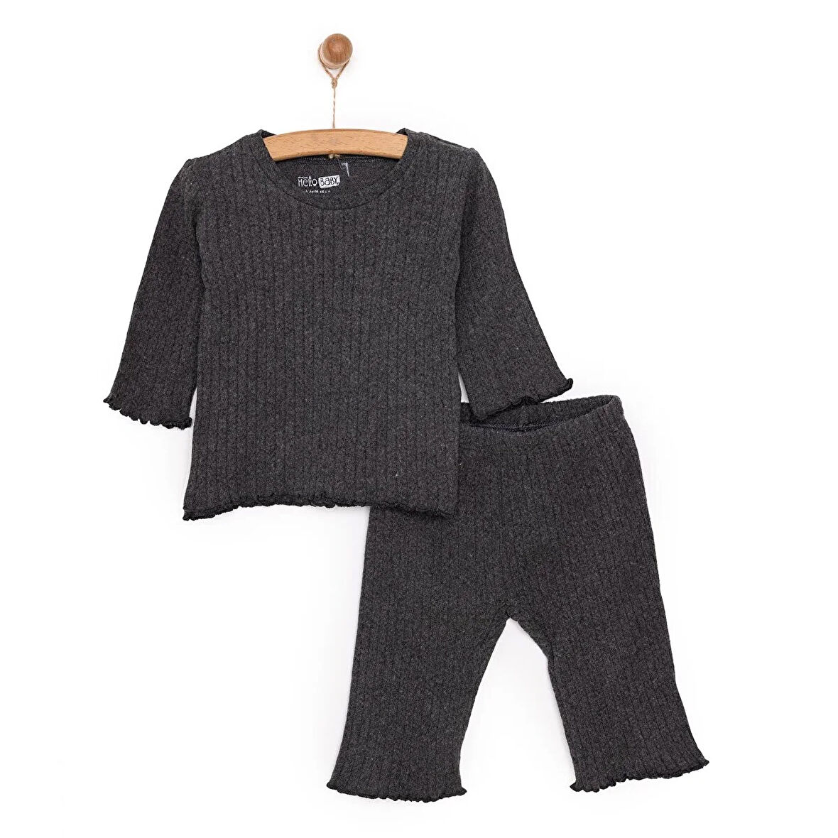 HelloBaby Kaşkorse Uzun Kol Pijama Takımı Kız Bebek