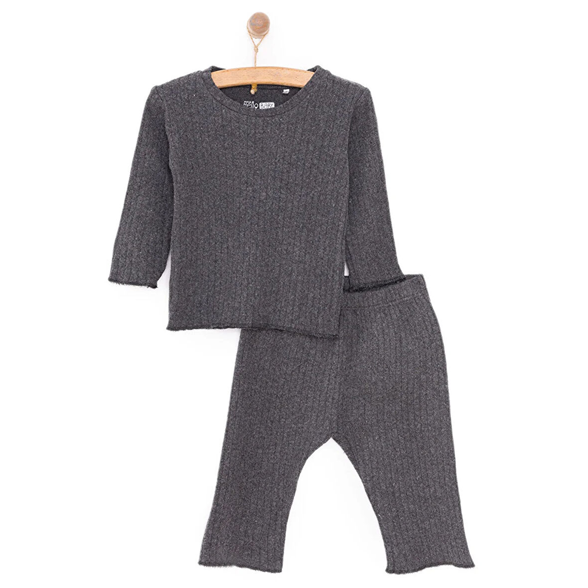 HelloBaby Kaşkorse Uzun Kol Pijama Takımı Erkek Bebek