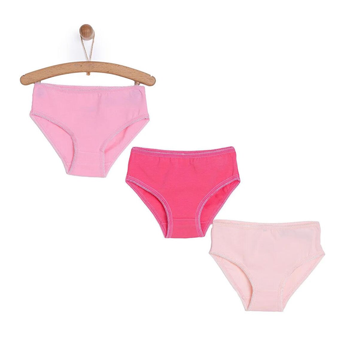 HelloBaby Kız Bebek 3lü Slip Külot