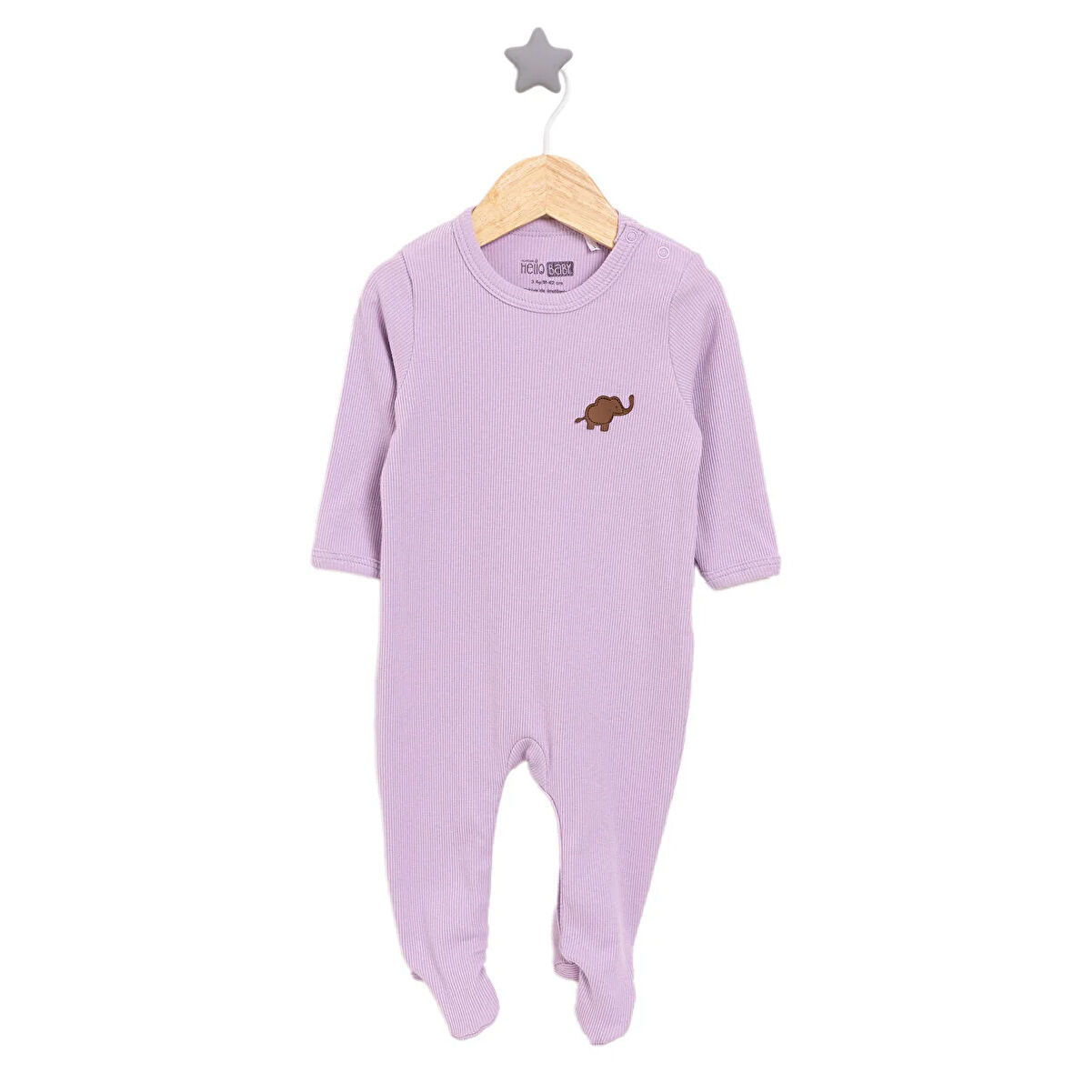 HelloBaby Yenidoğan Kız Patikli Tulum Kız Bebek