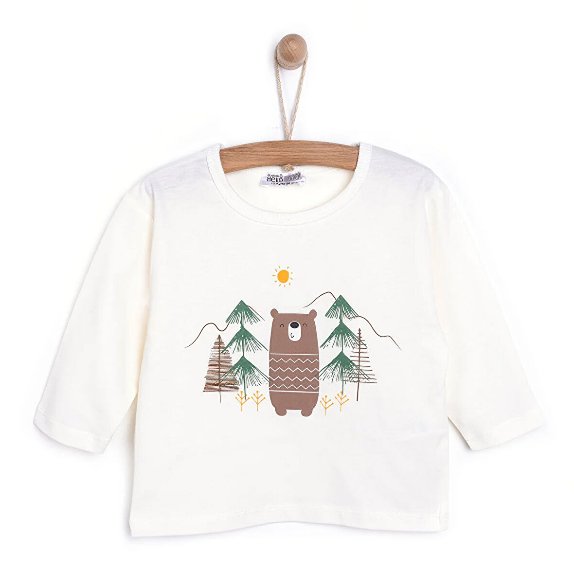 HelloBaby Forest Camp Sweatshirt Erkek Bebek