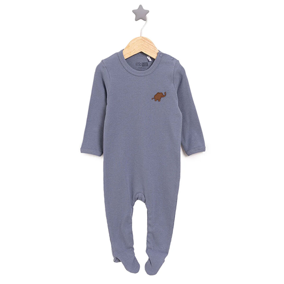 HelloBaby Yenidoğan Erkek Patikli Tulum Erkek Bebek