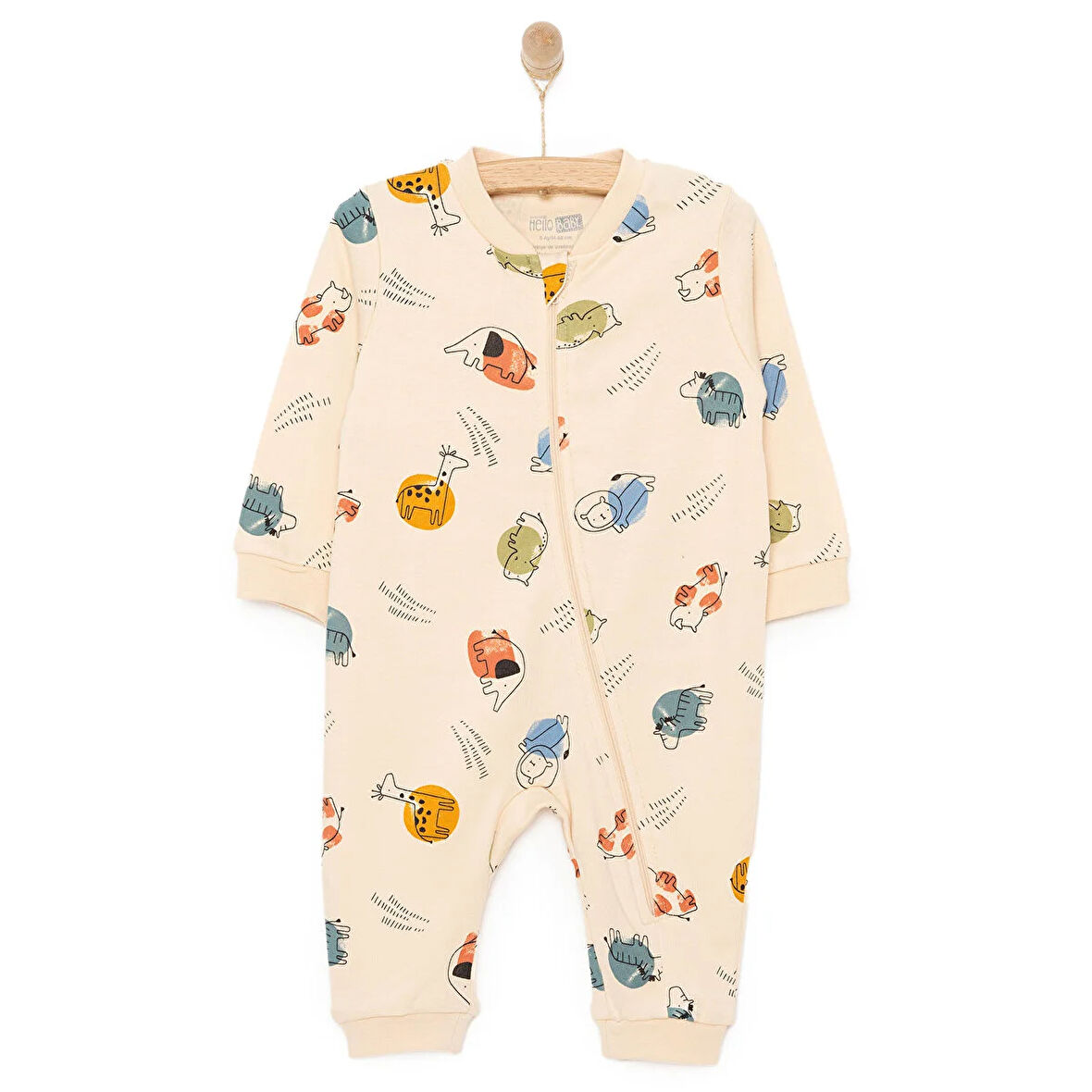 HelloBaby Yenidoğan Erkek Patiksiz Tulum Erkek Bebek