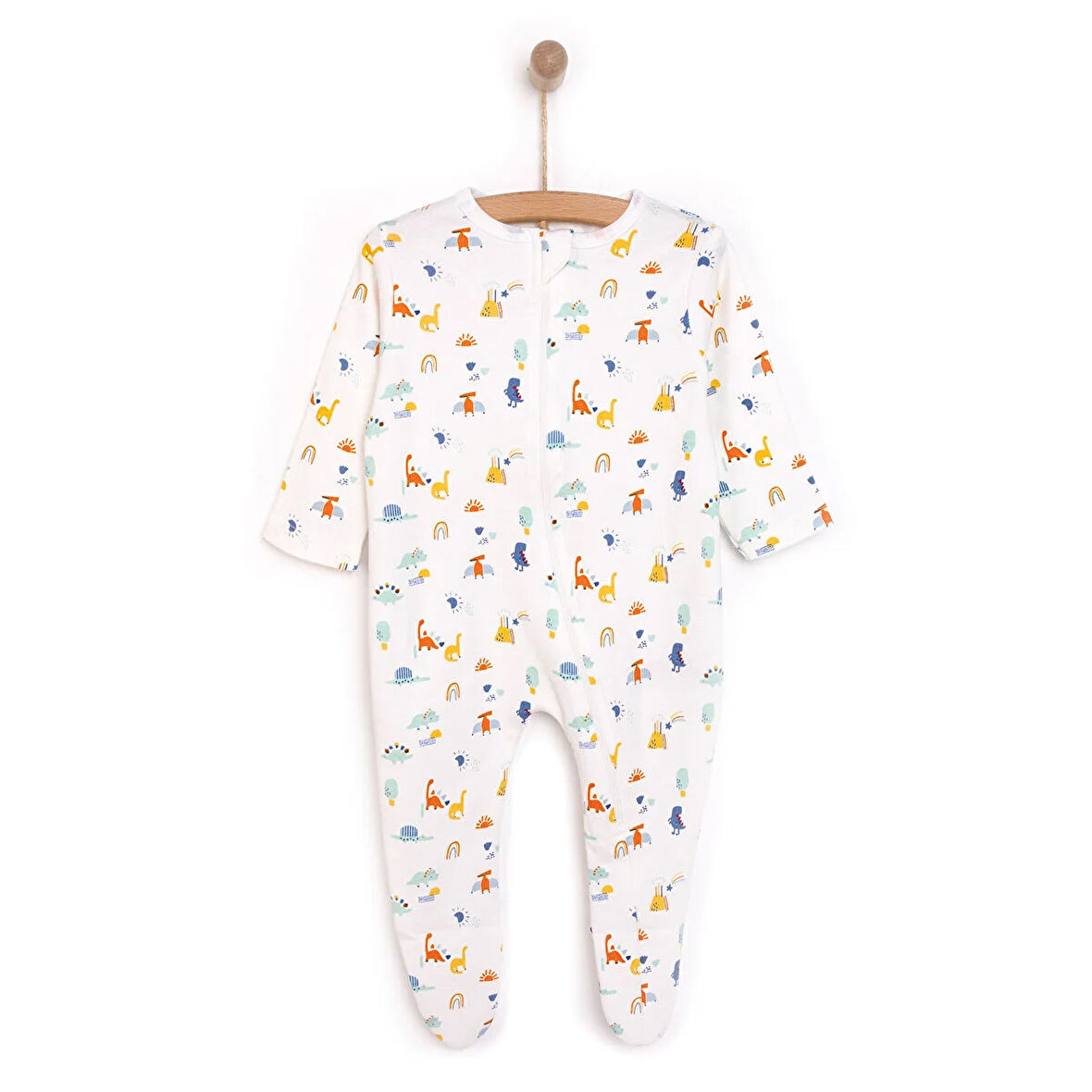 HelloBaby Yenidoğan Erkek  Patikli Tulum Erkek Bebek