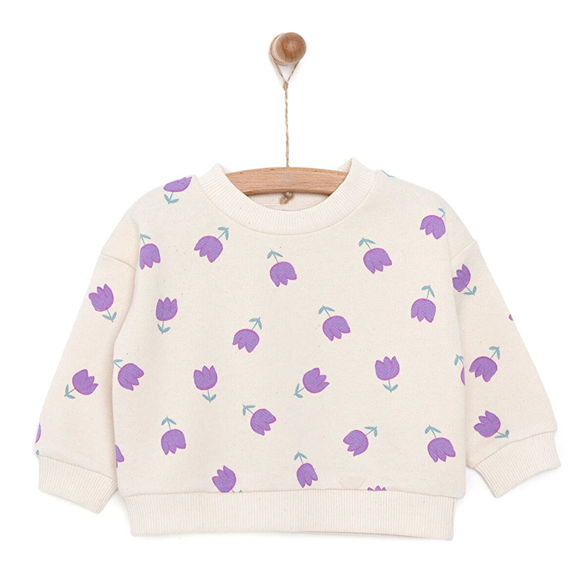 HelloBaby Tulip Kız Sweatshirt Kız Bebek