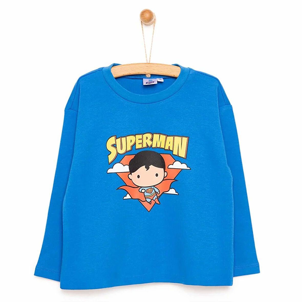 Warner Bros Superman Erkek Uzun Kol Tshirt Erkek Bebek