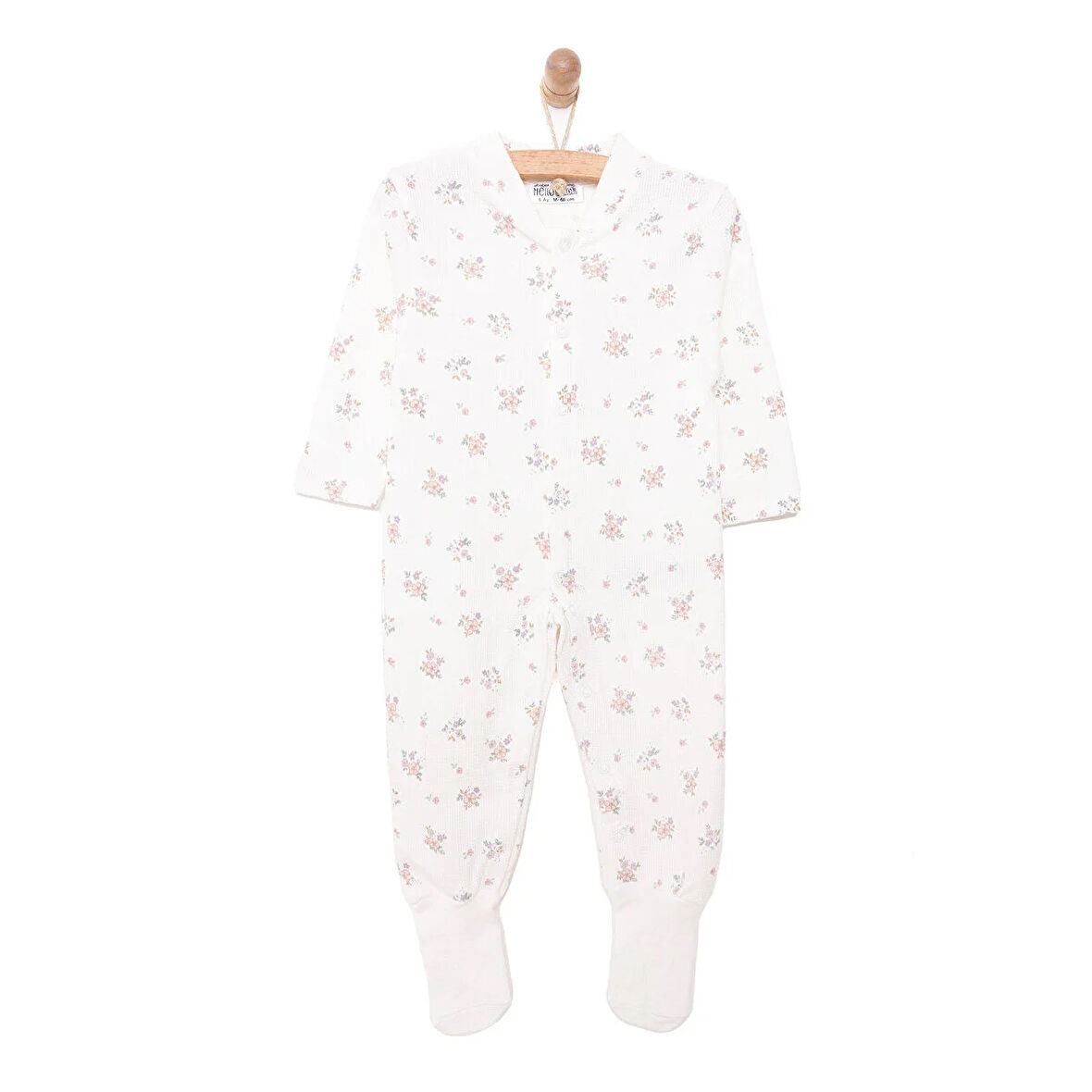 HelloBaby Yenidoğan Kız Çoraplı Tulum Kız Bebek