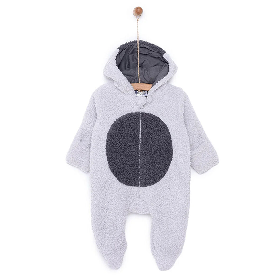 HelloBaby Yenidoğan Unisex Welsoft Patikli Tulum Unisex
