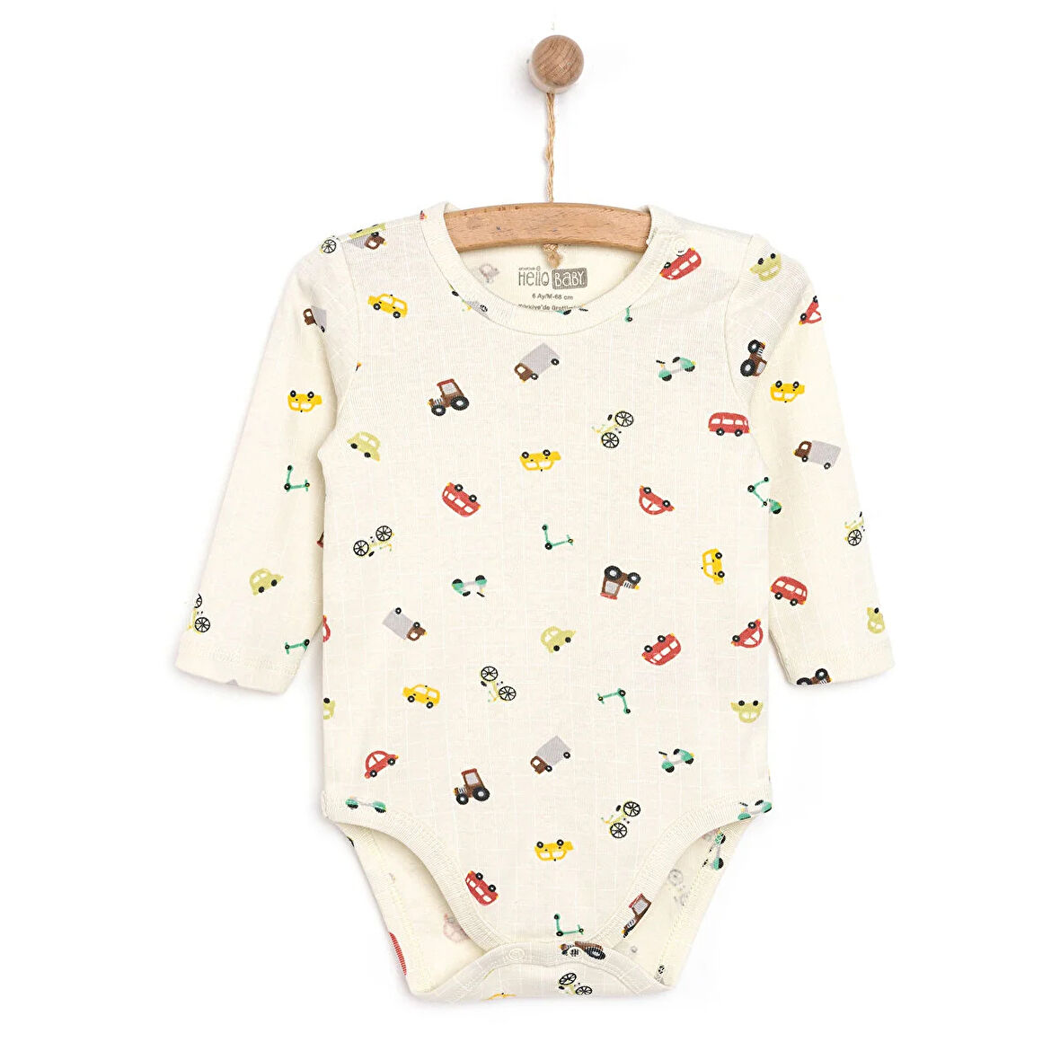 HelloBaby Erkek Uzun Kol Body Erkek Bebek