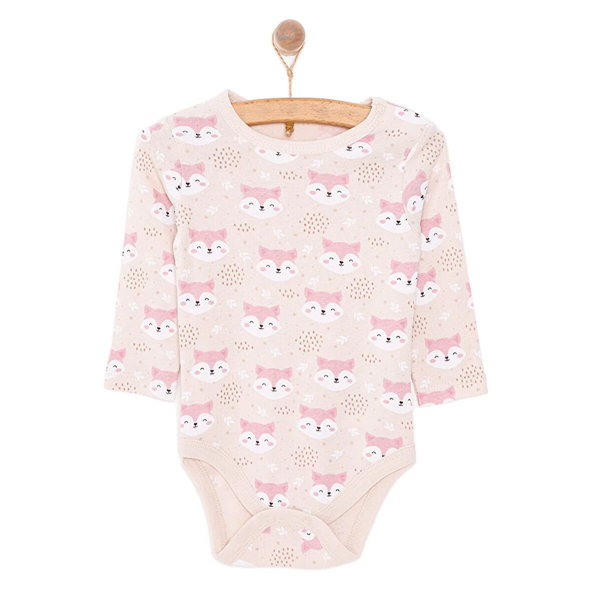 HelloBaby Kız Uzun Kol Body Kız Bebek