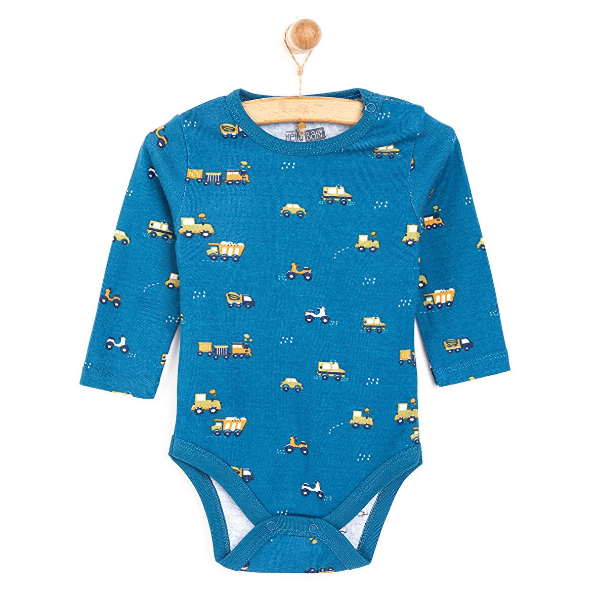 HelloBaby Erkek Uzun Kol Body Erkek Bebek