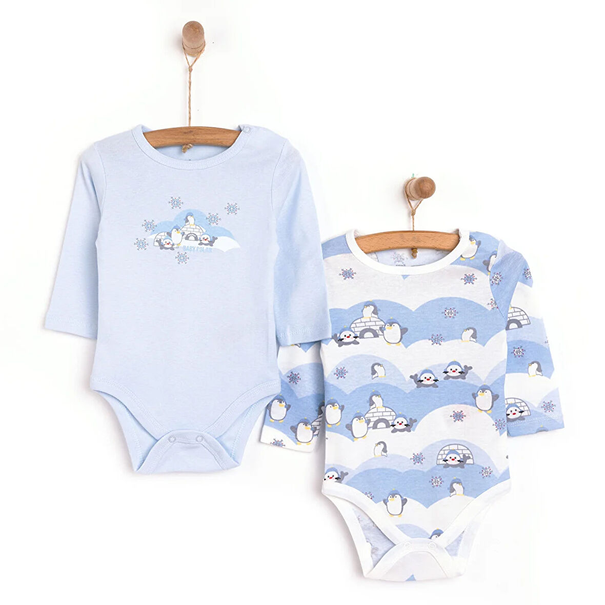 HelloBaby Erkek 2li Uzun Kol Body Erkek Bebek