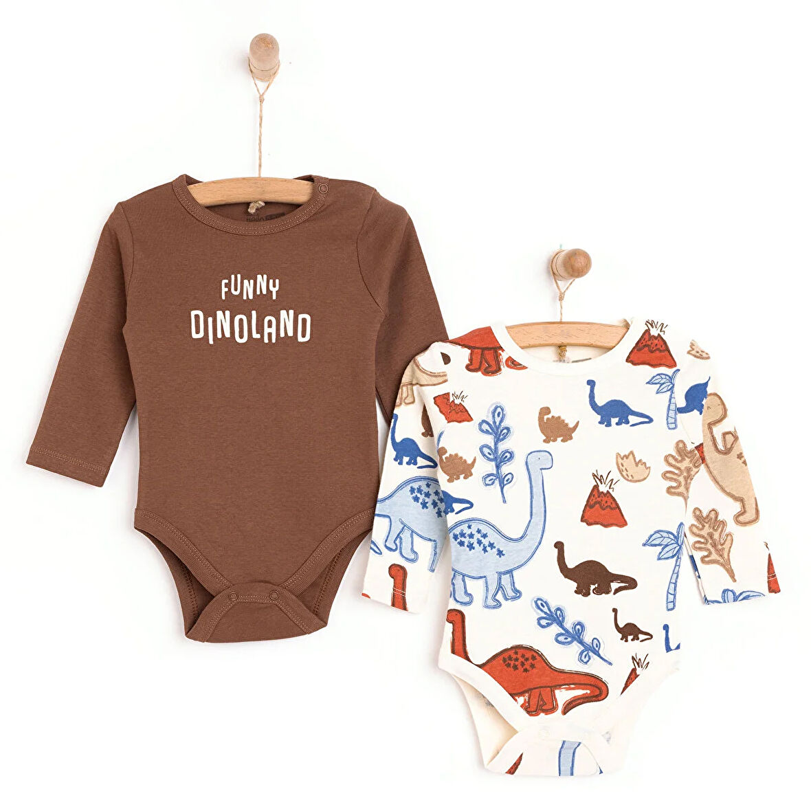 HelloBaby Erkek 2li Uzun Kol Body Erkek Bebek