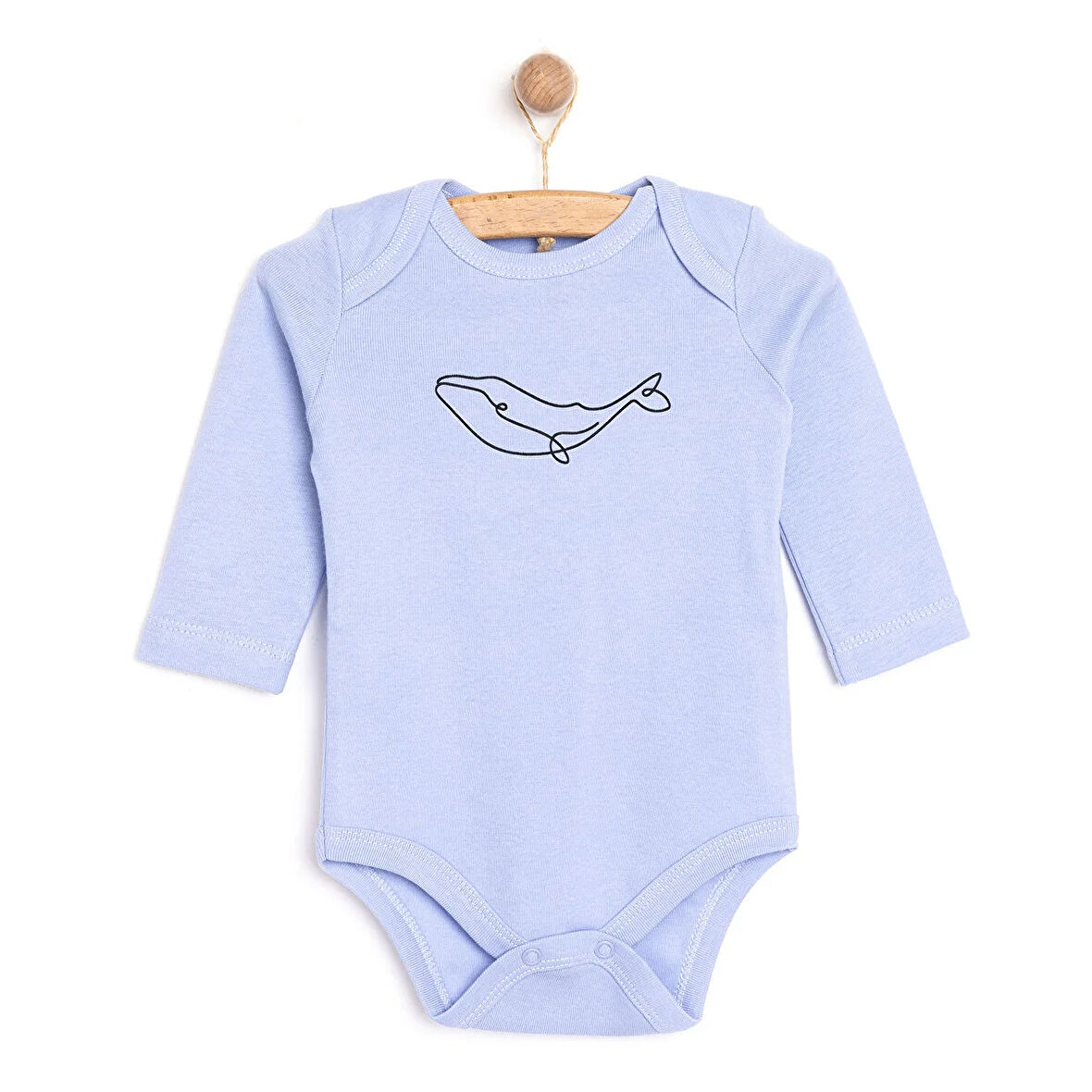 HelloBaby Erkek Uzun Kol Body Erkek Bebek