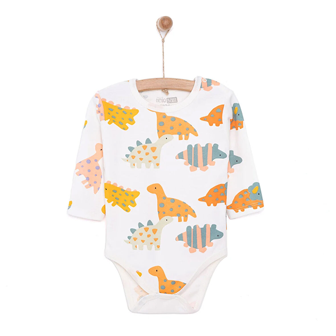 HelloBaby Erkek Uzun Kol Body Erkek Bebek