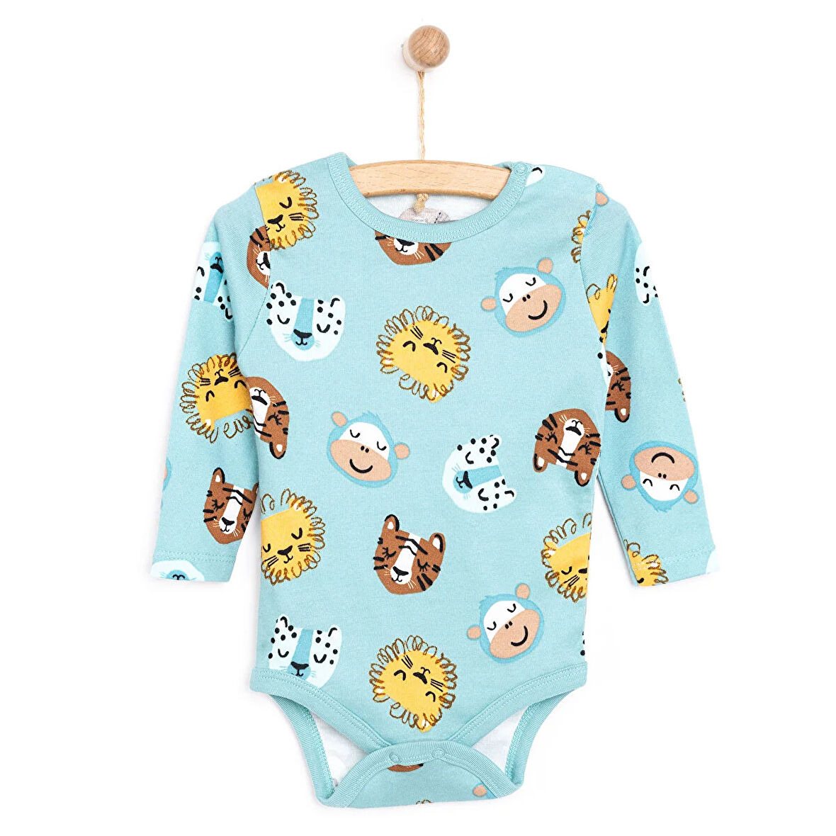 HelloBaby Erkek Uzun Kol Body Erkek Bebek