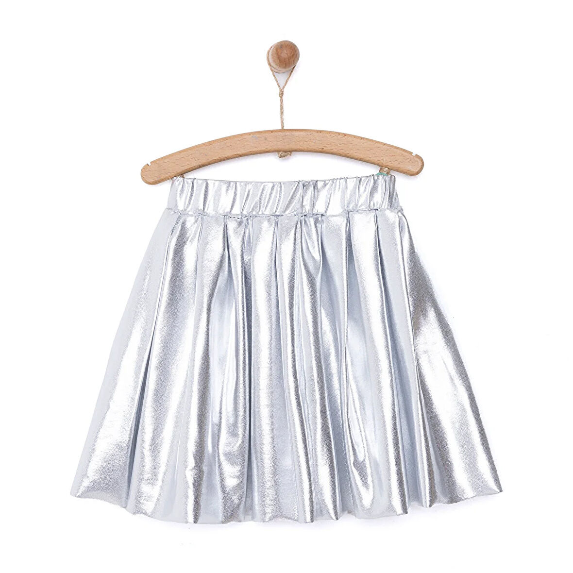 HelloBaby Metallic Kız Pileli Etek