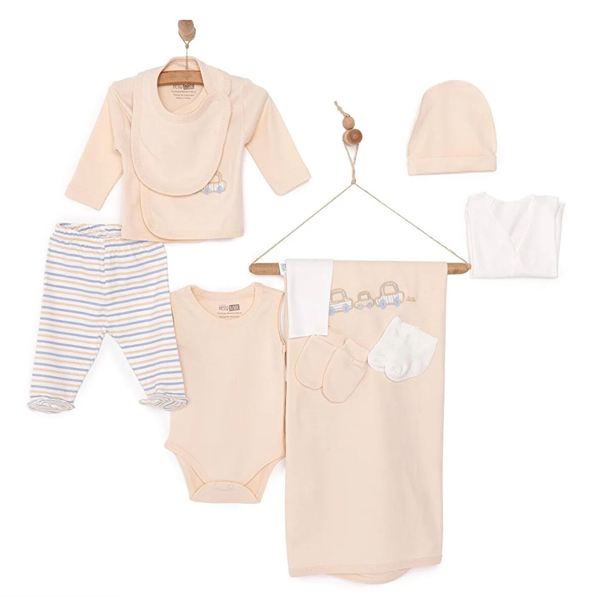 HelloBaby Erkek 10lu Hastane Çıkışı Erkek Bebek
