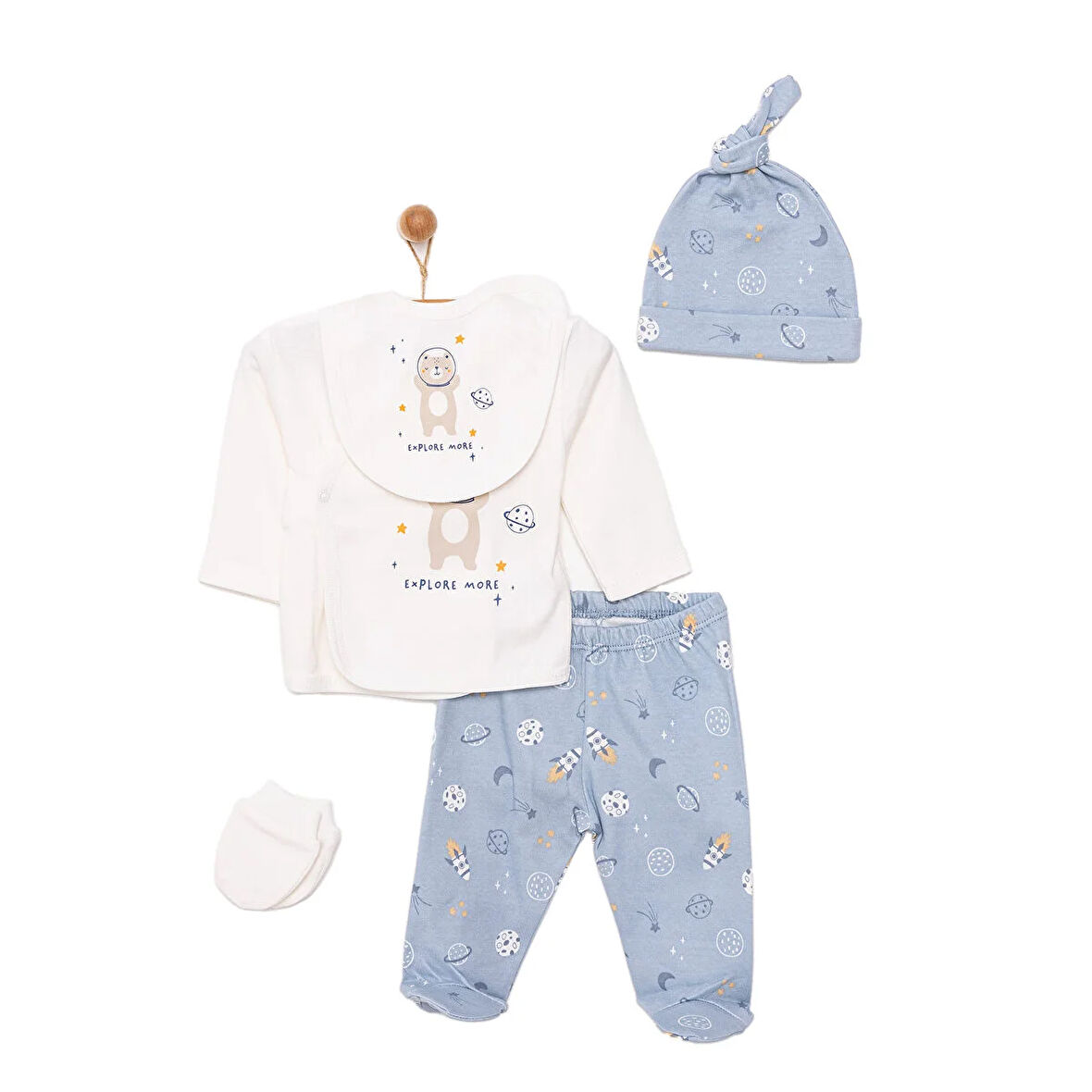 HelloBaby Erkek 5li Kutulu Hastane Çıkışı Erkek Bebek
