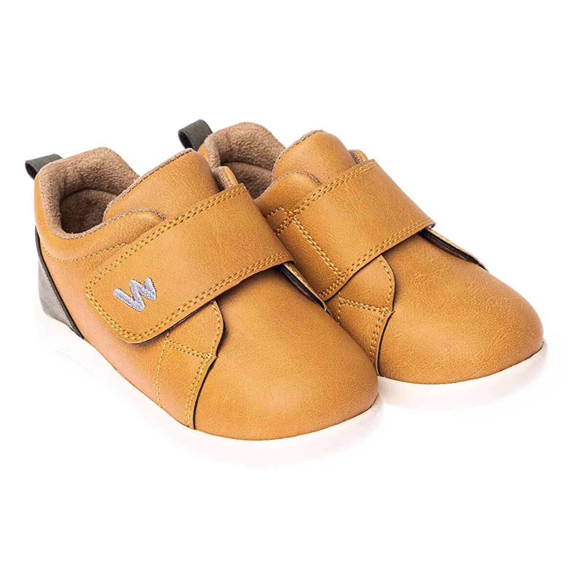 BabyWalk Unisex Bot Suni Deri Siyah