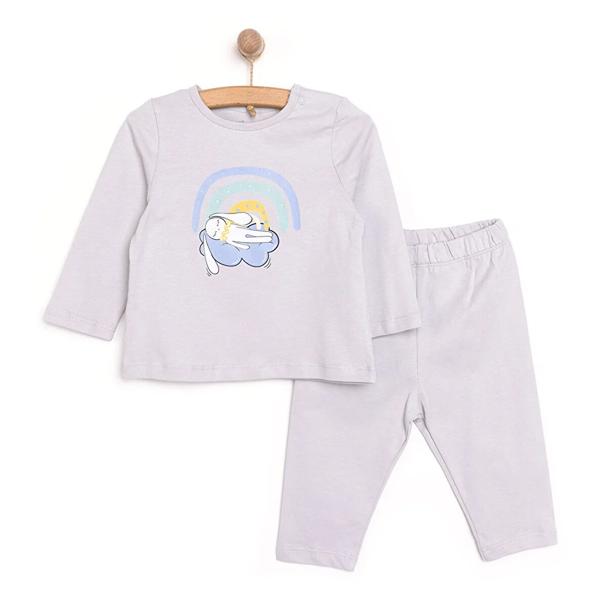 HelloBaby Tavşan Neni Pijama Takımı Erkek Bebek