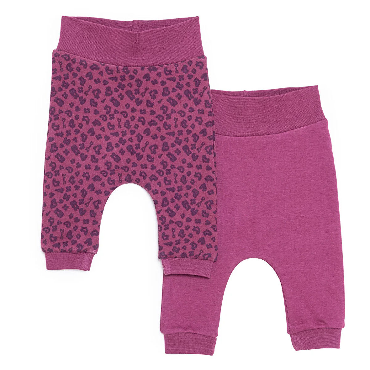 HelloBaby Yenidoğan Kız Bebek  2li Patiksiz Alt