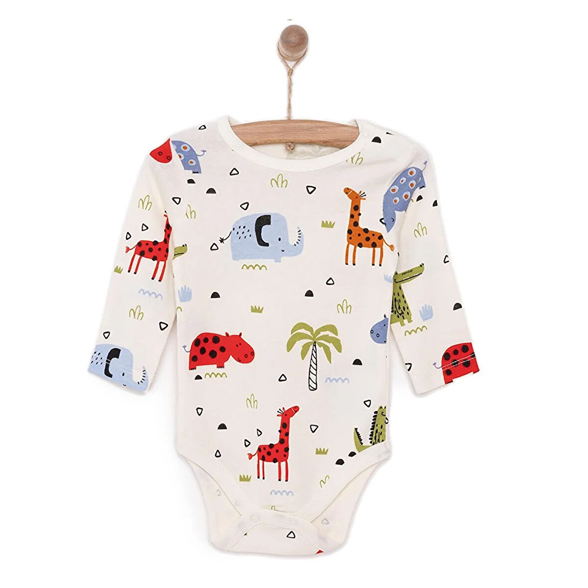HelloBaby Erkek Uzun Kol Body Erkek Bebek