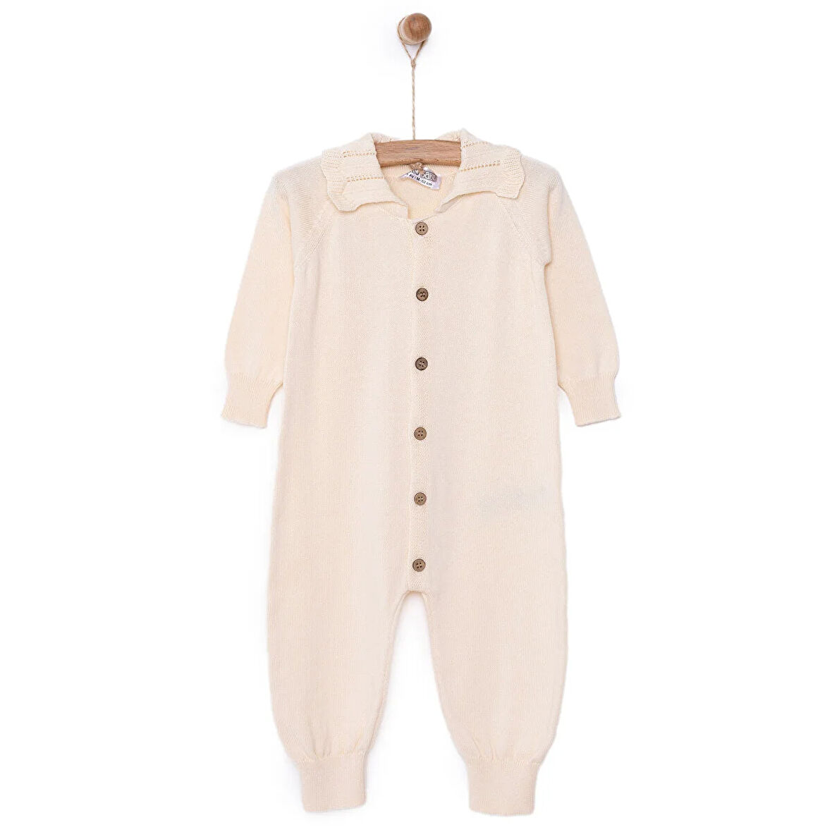 HelloBaby Yenidoğan Kız Triko Patiksiz Tulum Kız Bebek