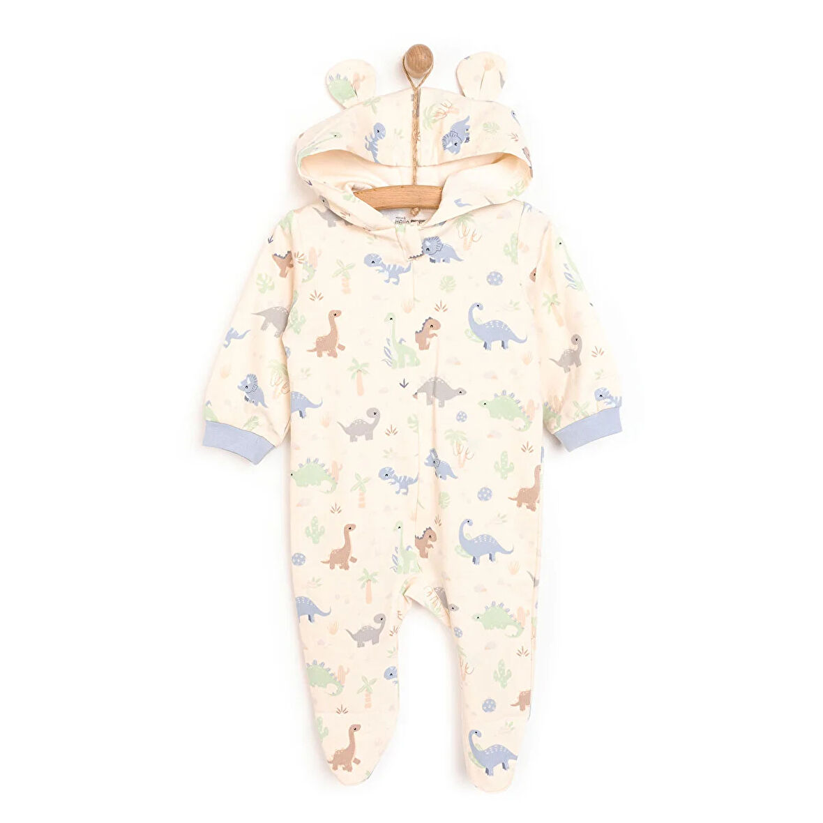 HelloBaby Yenidoğan Erkek Kapüşonlu Tulum Erkek Bebek