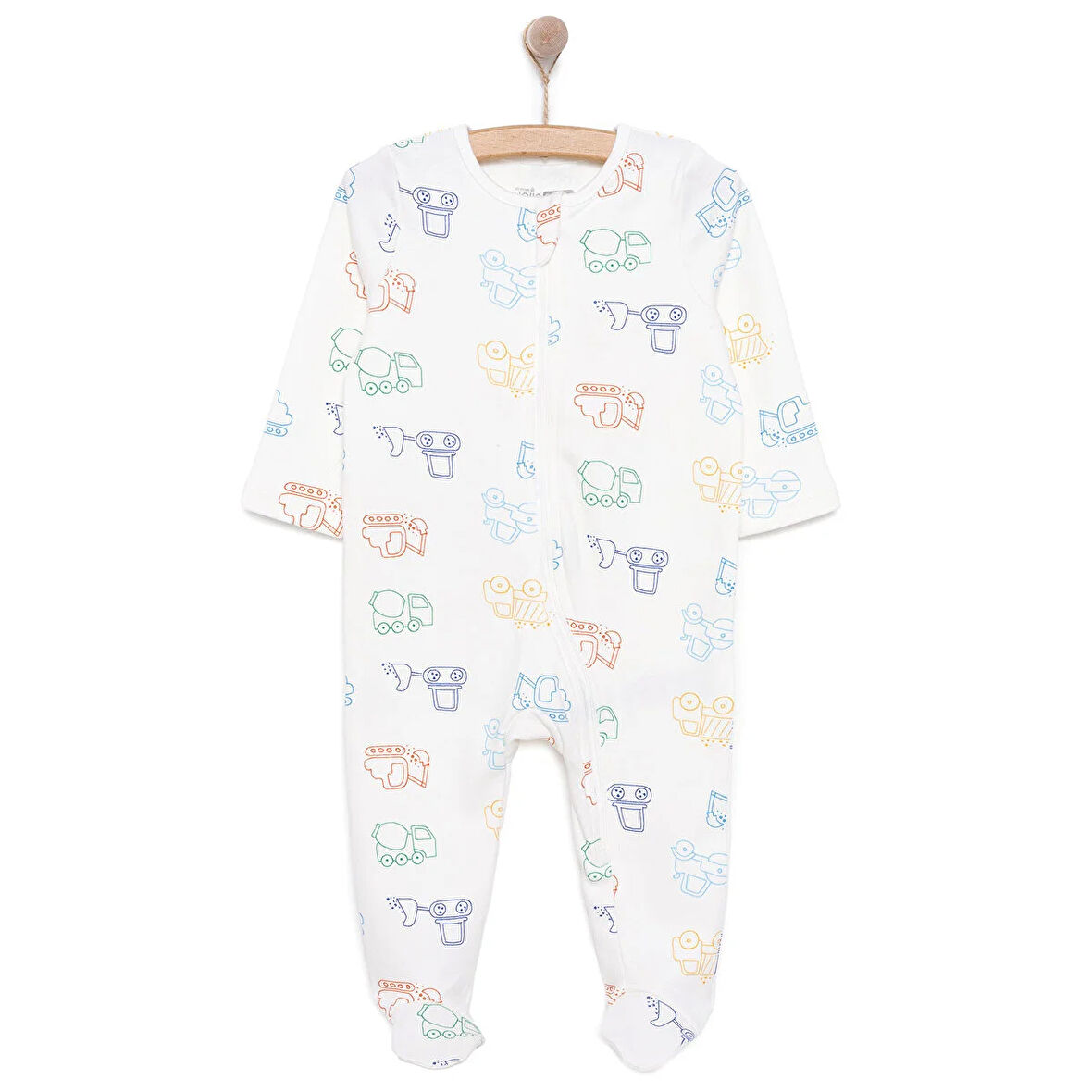 HelloBaby Yenidoğan Erkek  Patikli Tulum Erkek Bebek