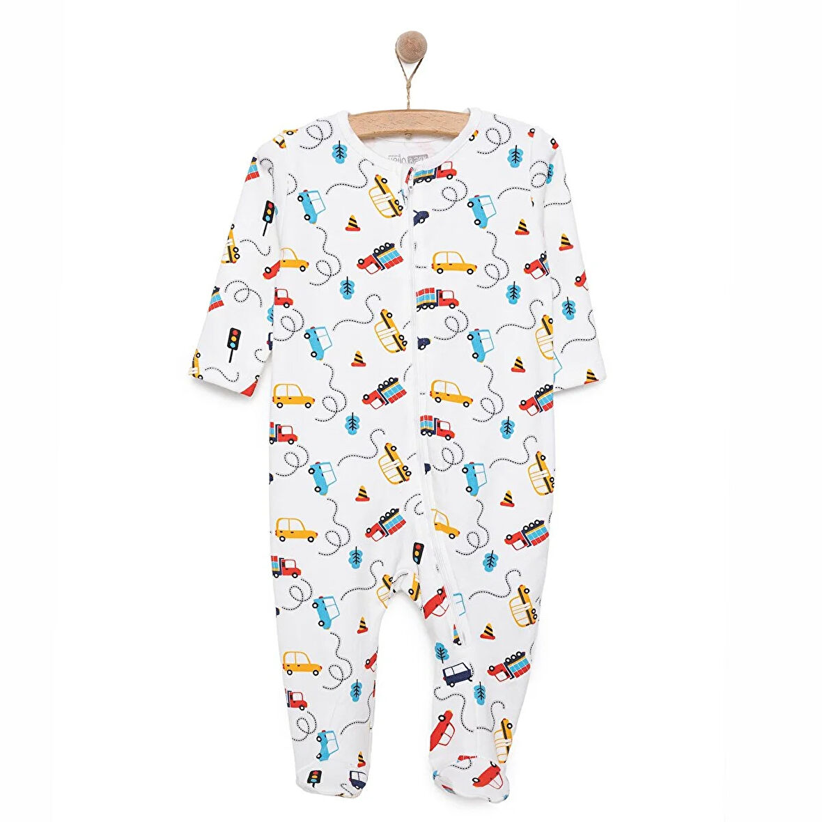 HelloBaby Yenidoğan Erkek  Patikli Tulum Erkek Bebek