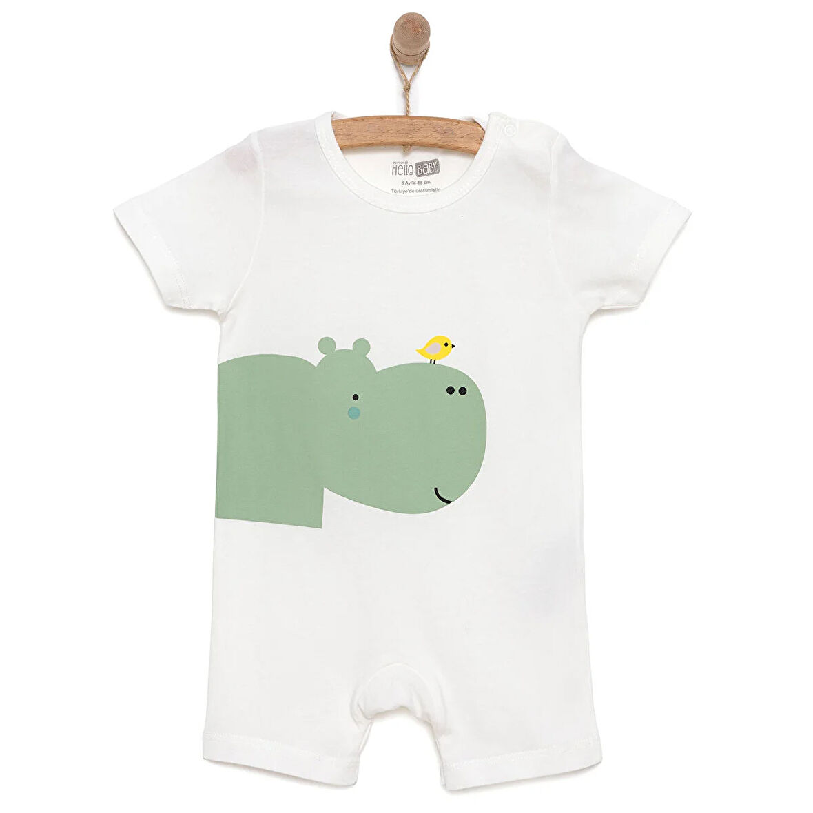 HelloBaby Yenidoğan Erkek Kısa Tulum Erkek Bebek