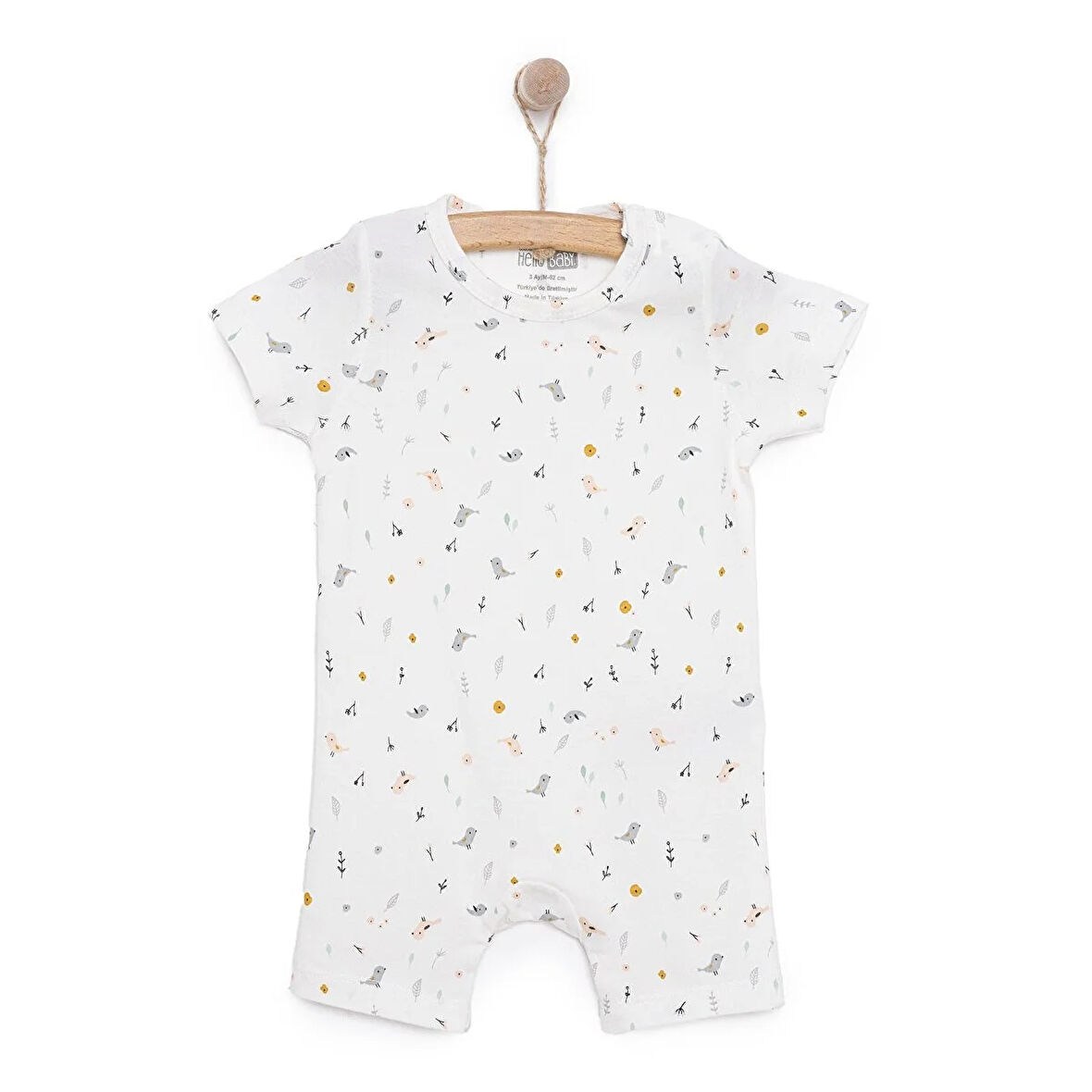 HelloBaby Yenidoğan Kız Kısa Tulum Kız Bebek