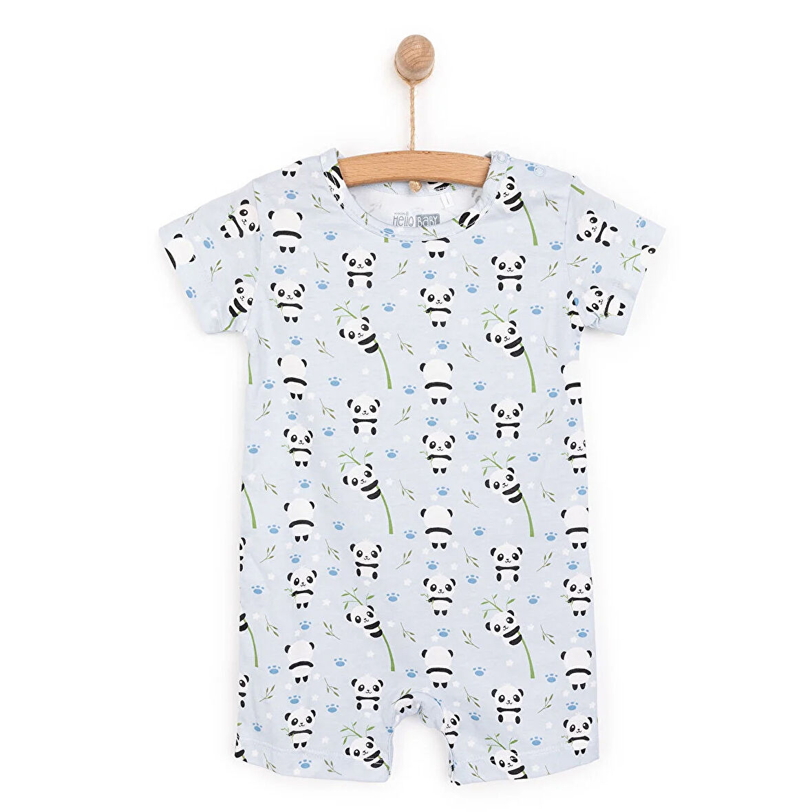 HelloBaby Yenidoğan Erkek Kısa Tulum Erkek Bebek