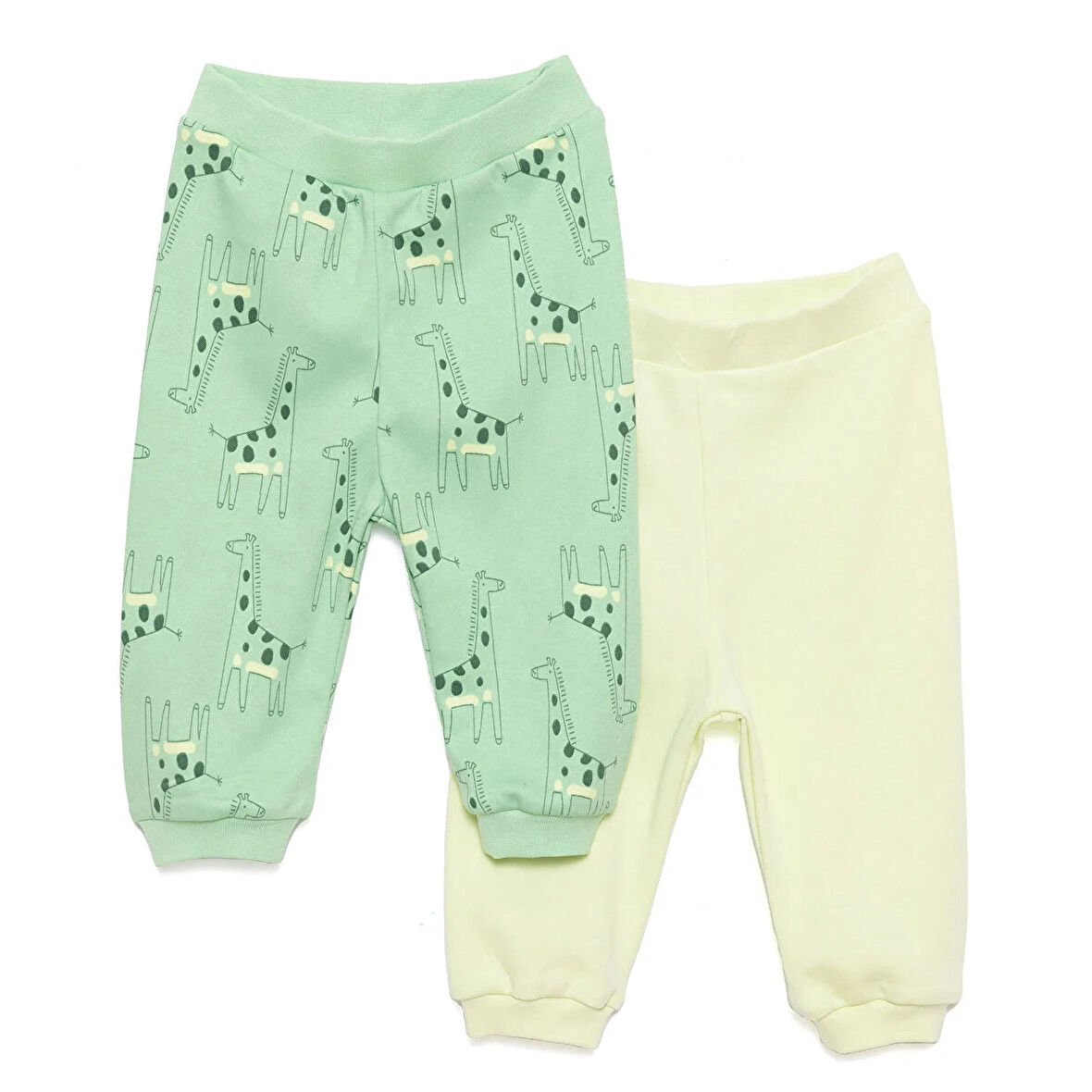 HelloBaby Basic Erkek Dinozor Desenli 2li Patiksiz Alt Erkek Bebek