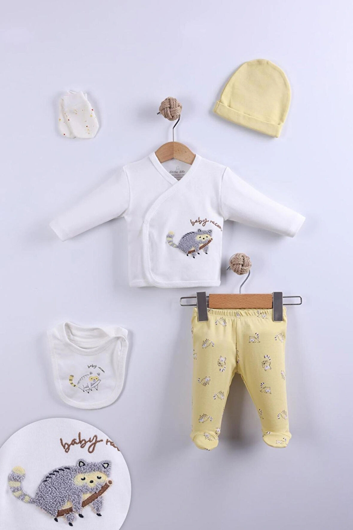 Little Life Yenidoğan 5'li Hastane Çıkışı %100 Pamuklu