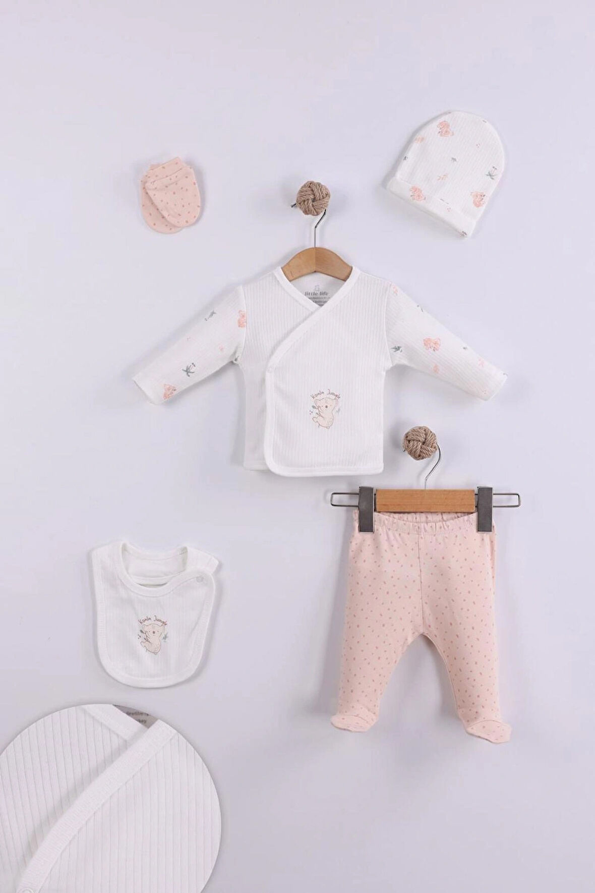 Little Life Yenidoğan 5'li Hastane Çıkışı %100 Pamuklu