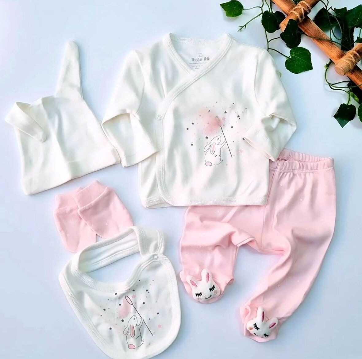 Little Life Yenidoğan 5'li Hastane Çıkışı %100 Pamuklu