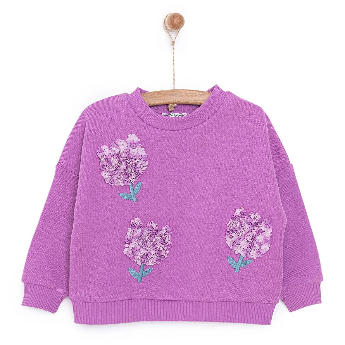 HelloBaby Tulip Kız Sweatshirt Kız Bebek