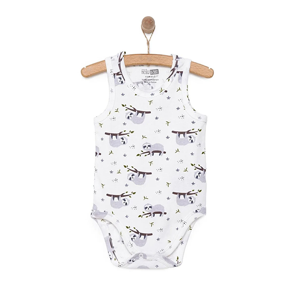 HelloBaby Erkek Atlet Body Erkek Bebek