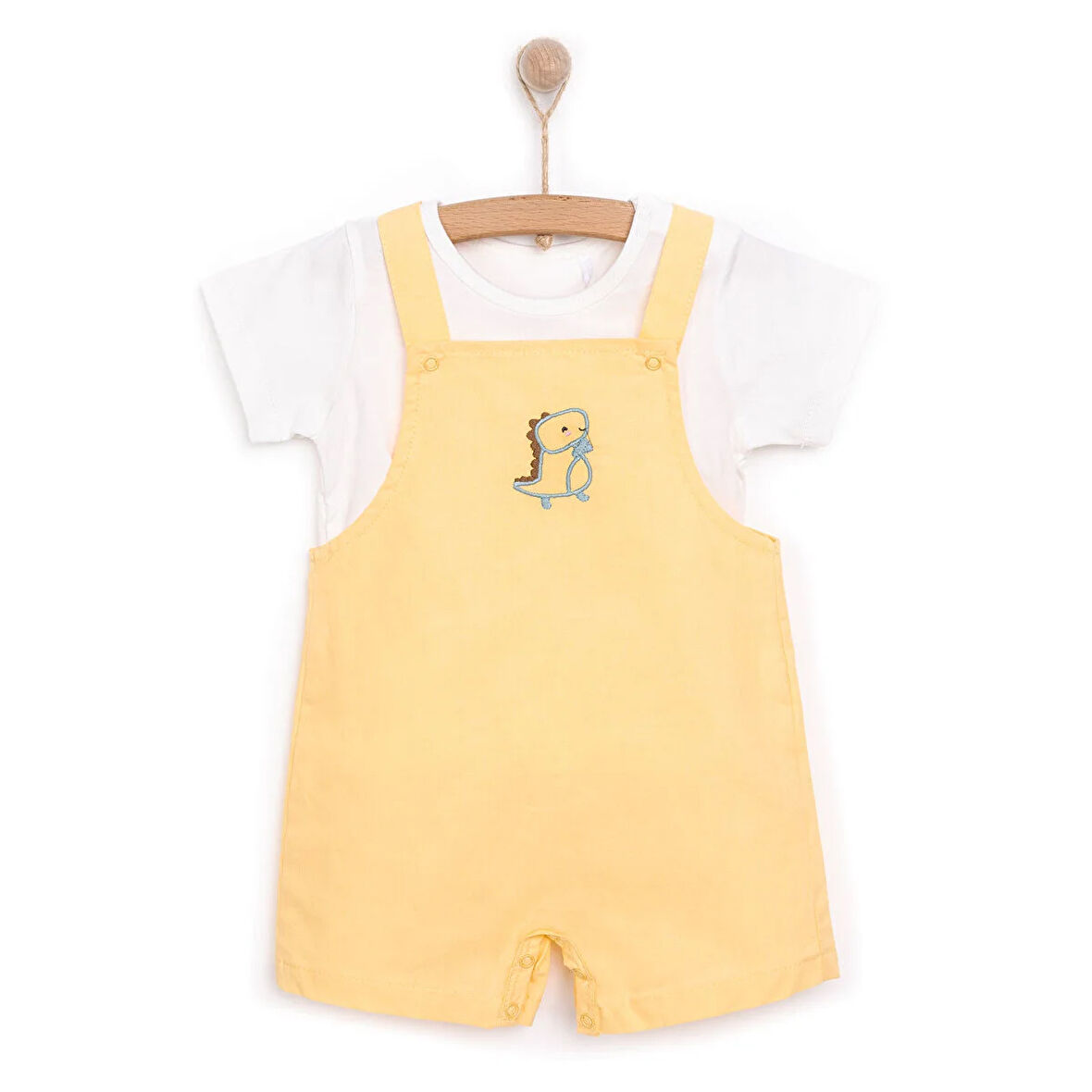 HelloBaby Erkek Şort Salopet-Tshirt Erkek Bebek
