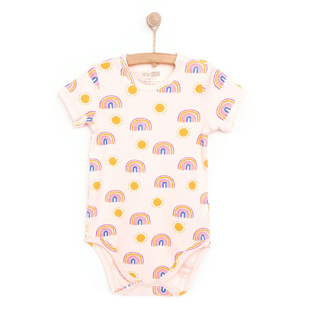 HelloBaby Gökkuşağı Kısa Kol Body