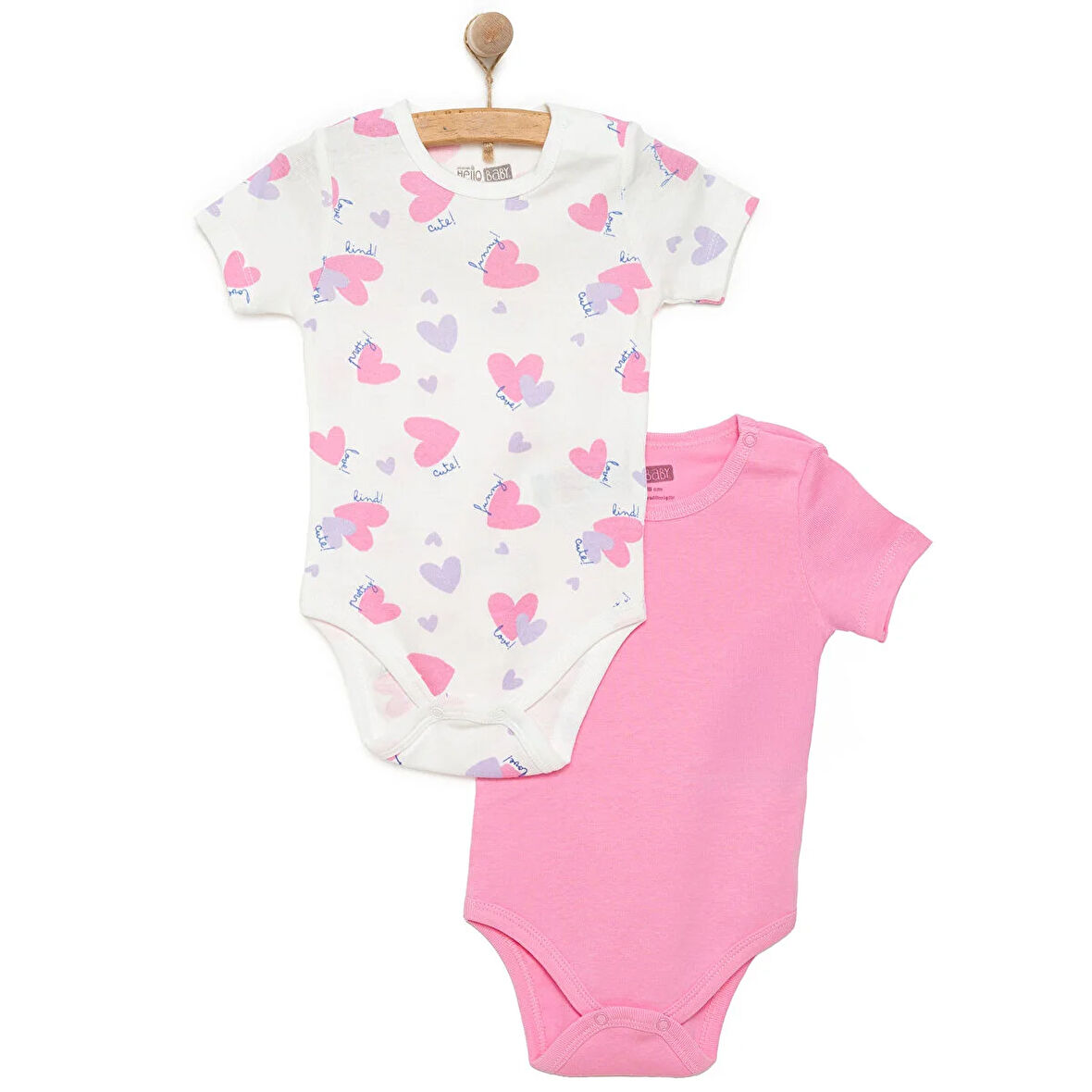 HelloBaby 2li Kısa Kol Body