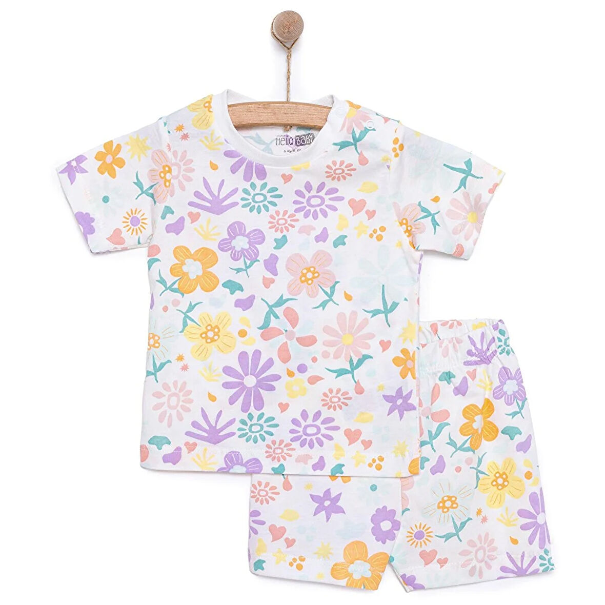 HelloBaby Kısa Kol Pijama Takımı