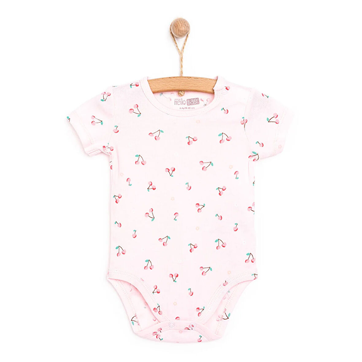 HelloBaby Kız Kısa Kol Body Kız Bebek
